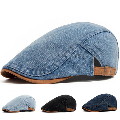 Theo™ | Premium Denim Flat Cap – Timeless Style & Everyday Comfort.
